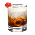 White Russian modern cocktail