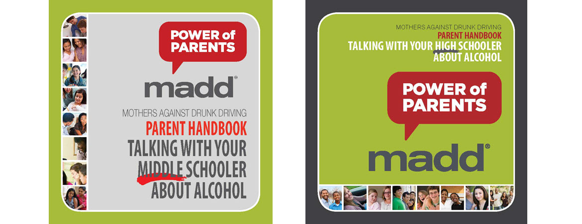 MADD Power of Parents handbooks
