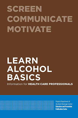 Virginia ABC Health Care Professionals Guide Publication Cover
