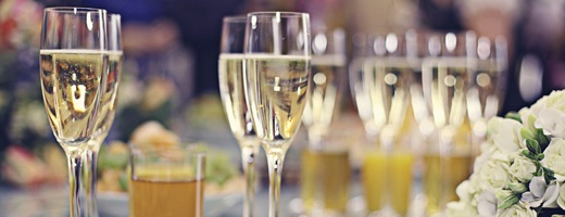 champagne at special event