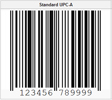 UPC code example