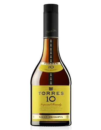 Torres 10 Spanish brandy