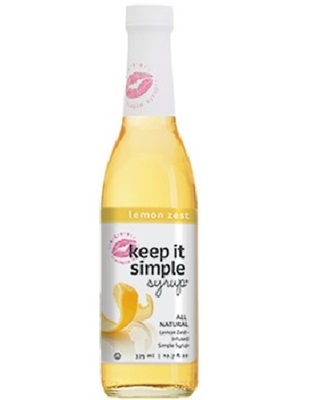 keep it simple syrup lemon zest