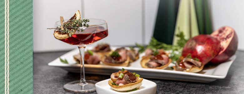 Tea Infused Duck Bites with Brie