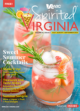 Virginia ABC Spirited Virginia Magazine Cover Q3 2020