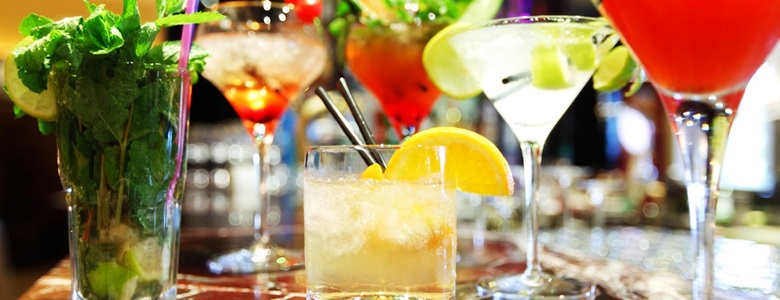 Fruity, modern cocktails