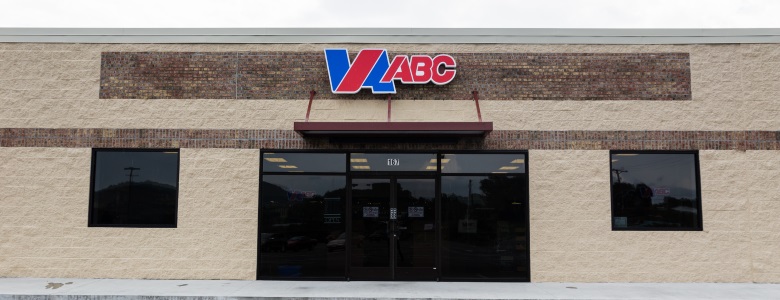 Front of Virginia ABC central office in Richmond